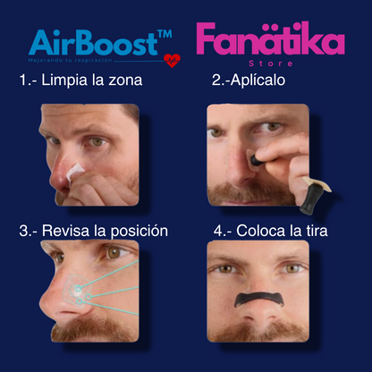 Mejora tu respiración al instante con AirBoost™ - 1+1 GRATIS