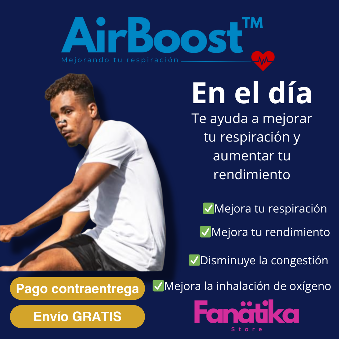 Mejora tu respiración al instante con AirBoost™ - 1+1 GRATIS