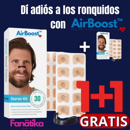 Mejora tu respiración al instante con AirBoost™ - 1+1 GRATIS