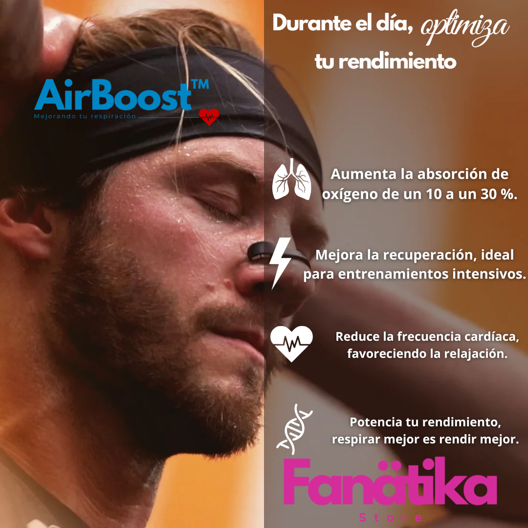 Mejora tu respiración al instante con AirBoost™ - 1+1 GRATIS